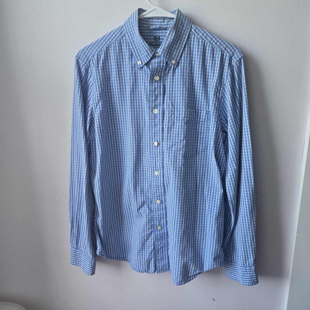 Blue Checkered Men's Shirt